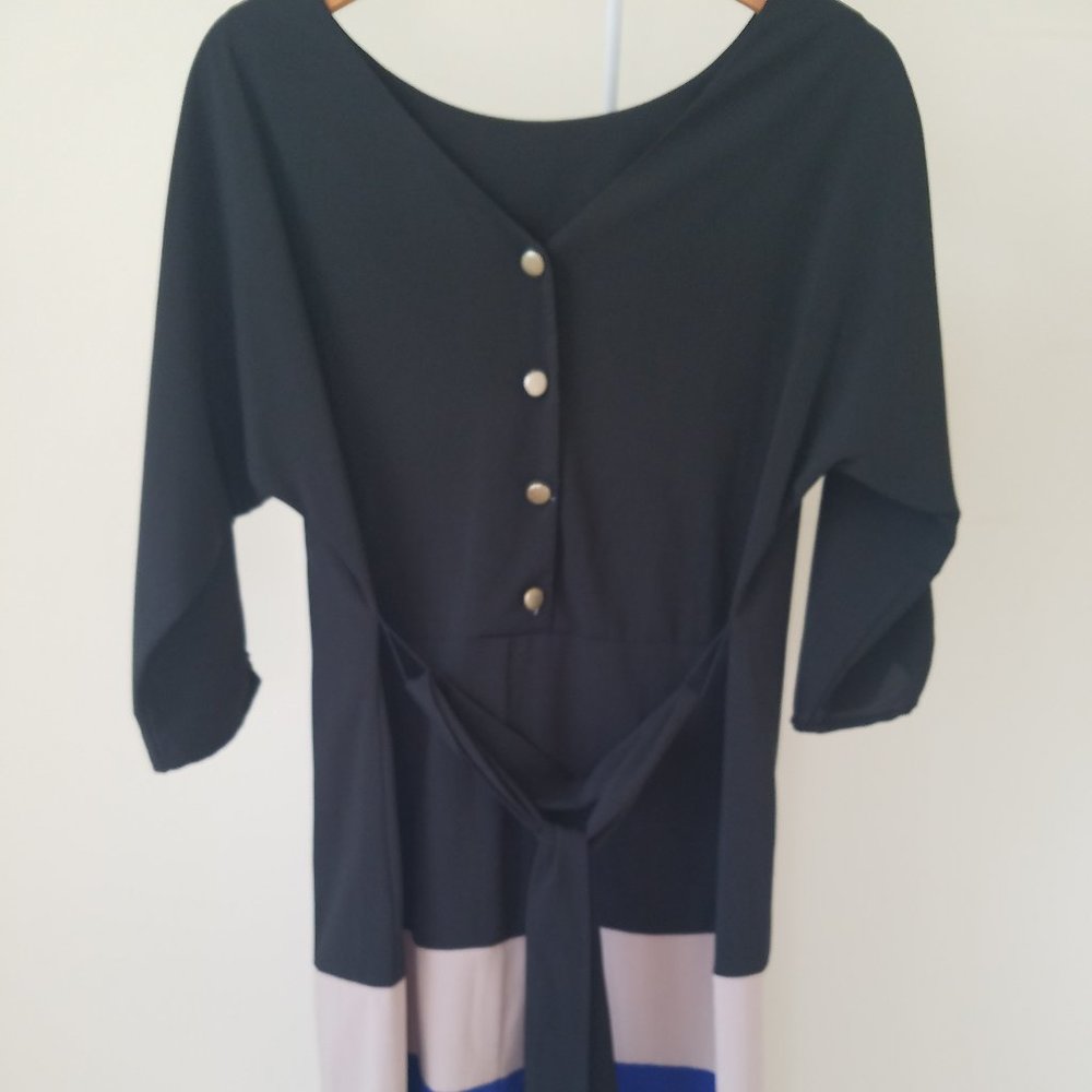 Color block dress